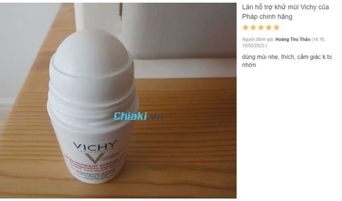 Đánh giá về Sáp khử mùi nam Vichy của Pháp