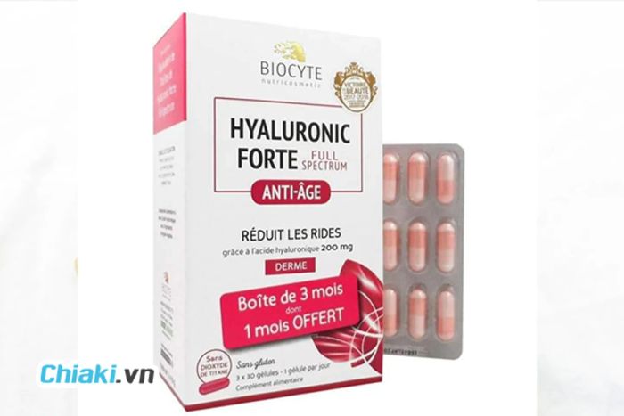 Collagen dạng viên Hyaluronic Forte Full Spectrum của Pháp