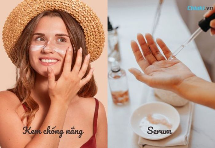 Tác dụng của kem chống nắng và serum dưỡng da