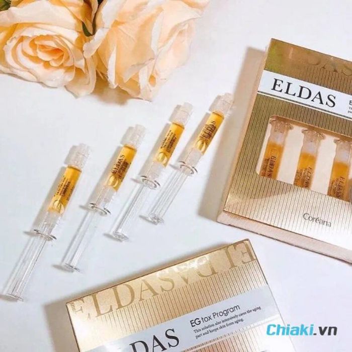 Serum trị sẹo rỗ Coreana Eldas EG Tox Program