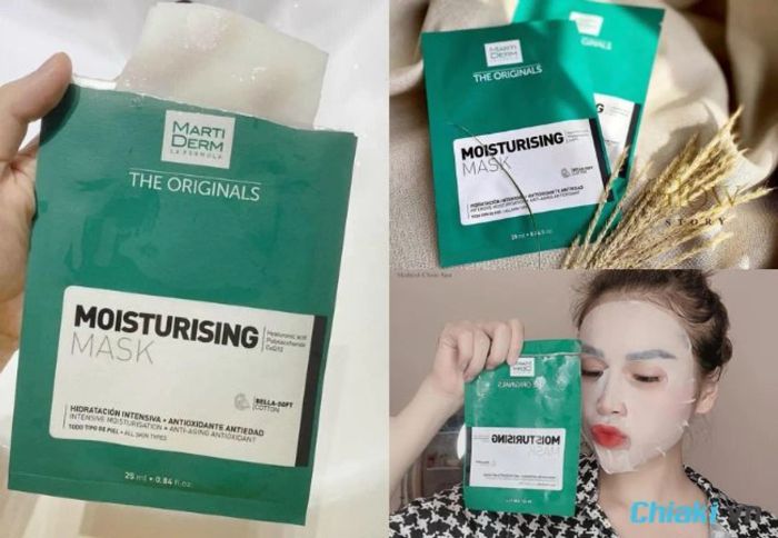 Mặt nạ dưỡng ẩm cho da khô nhạy cảm MartiDerm The Originals Moisturising Mask