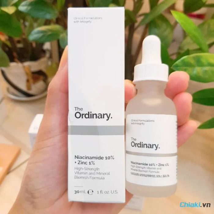 Tinh chất làm đầy sẹo rỗ The Ordinary Niacinamide 10% + Zinc 1%