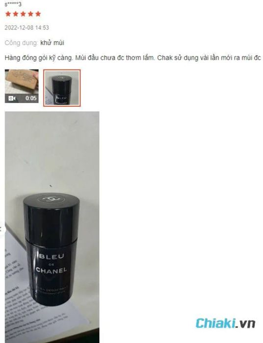 Đánh Giá Về Lăn Khử Mùi Nam Cao Cấp Chanel Bleu De Chanel Stick Deodorant Từ Người Sử Dụng