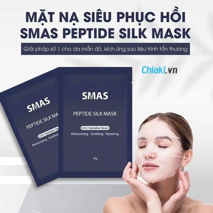 Mặt nạ dưỡng da Hàn Quốc Smas Peptide Silk Mask