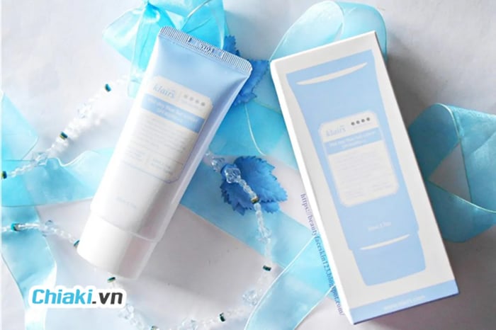 Kem chống nắng Klairs Mid Day Blue Sun Lotion SPF40 cho mẹ bầu