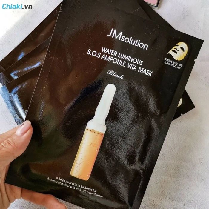 Mặt nạ cấp ẩm, dưỡng trắng JMsolution S.O.S Ampoule Vita Mask Plus