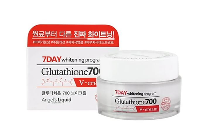 kem dưỡng nâng tone da 7 Day Whitening Program Glutathione