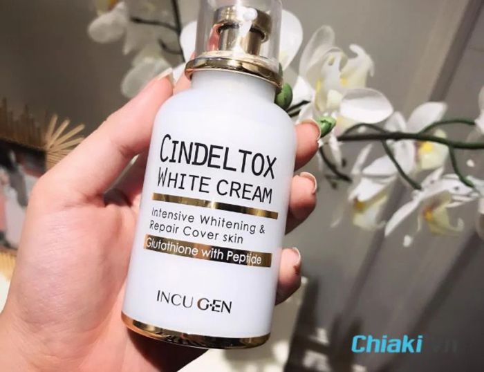 Kem dưỡng trắng body Cindel Tox White Cream