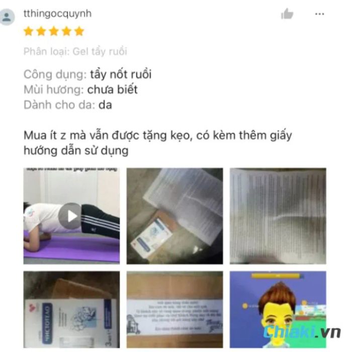 Nhận xét về Dvelinil Gel từ người dùng