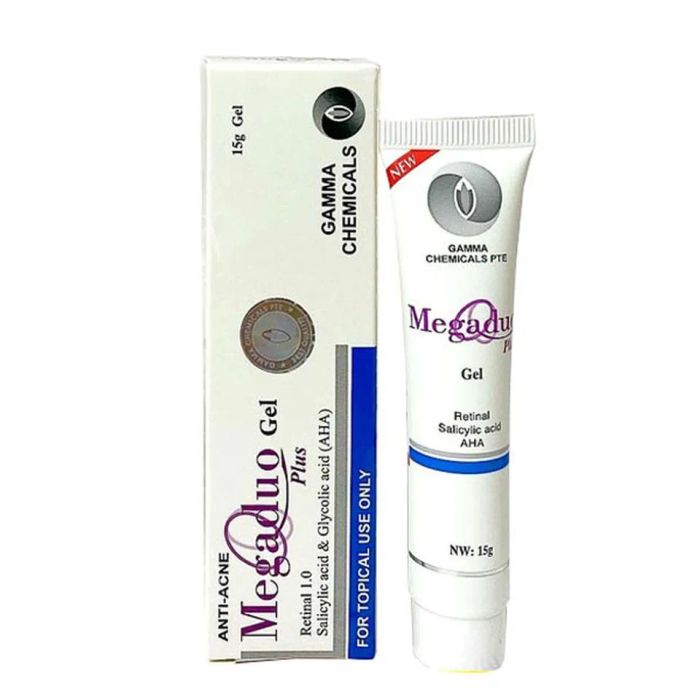 Megaduo Plus Gel 15g hỗ trợ giảm mụn ẩn, làm mờ thâm, và dưỡng da