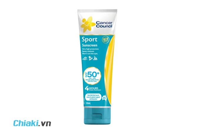 Kem Chống Nắng Cancer Council Sport Sunscreen SPF 50+