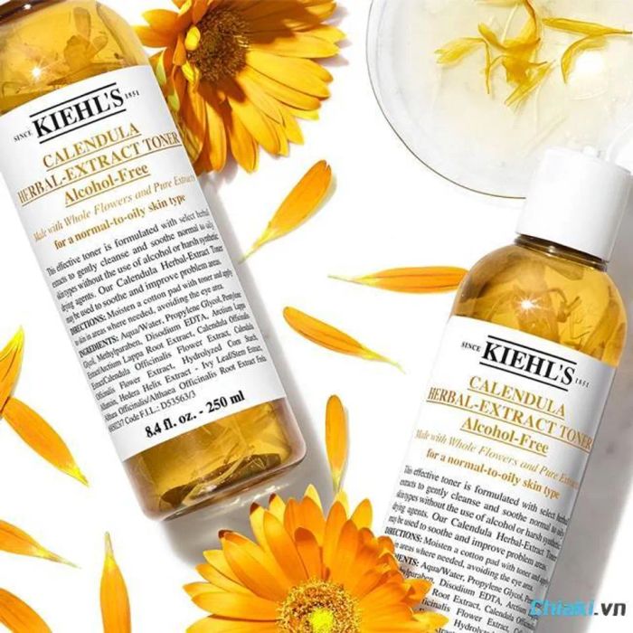 Toner không cồn cho da dầu mụn Kiehl's Calendula