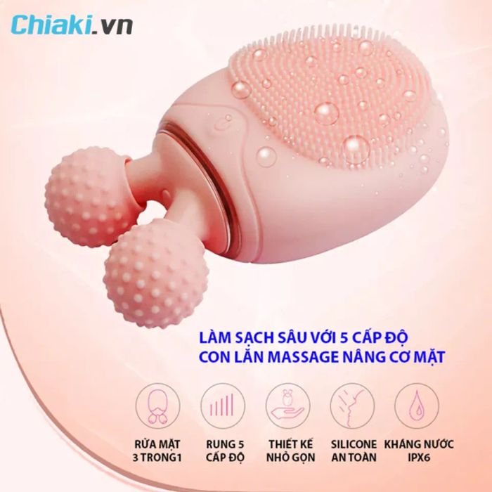 Đánh giá máy rửa mặt massage cầm tay Boorui BR01