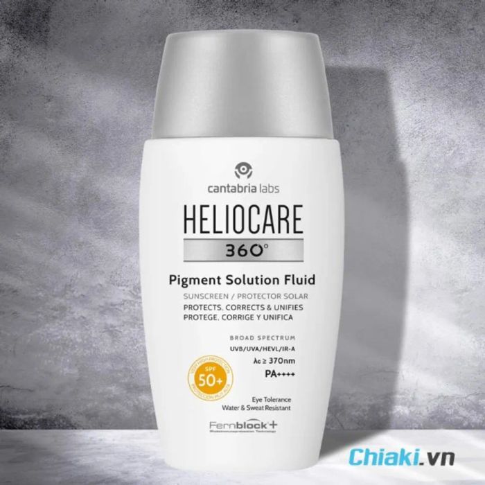 Kem chống nắng chống nước đi biển Heliocare 360 Pigment Solution Fluid