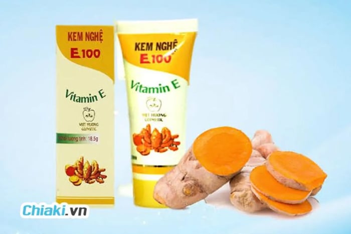 Kem nghệ E100 giúp da sáng mịn, làm mờ thâm sẹo