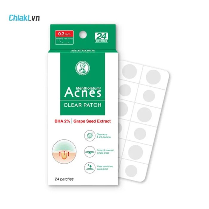 Bảo vệ da với Miếng Dán Mụn Acnes Clear Patch