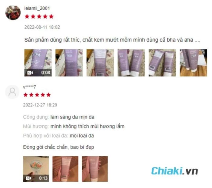 Đánh giá kem dưỡng trắng da toàn thân Paula’s Choice từ người dùng