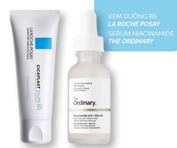 Niacinamide hay B5 nên dùng trước?