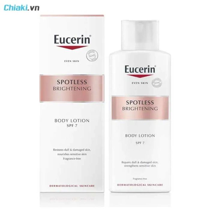 Sữa dưỡng thể chống nắng Eucerin Ultra White Spotless Body Lotion SPF7