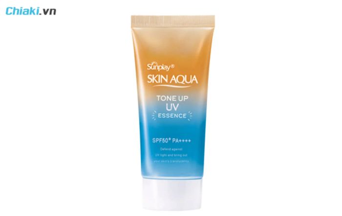 Kem chống nắng kiềm dầu Skin Aqua Tone Up UV Essence Latte Beige