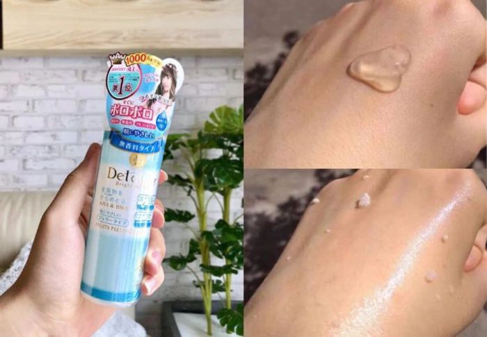 Tẩy tế bào chết Nhật Detclear bright & peel cho da dầu mụn