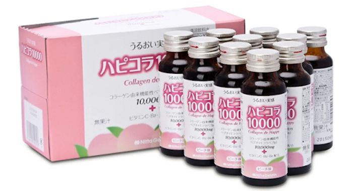 Collagen De Happy 10000mg Của Nhật Dạng Nước, hộp 10 lọ