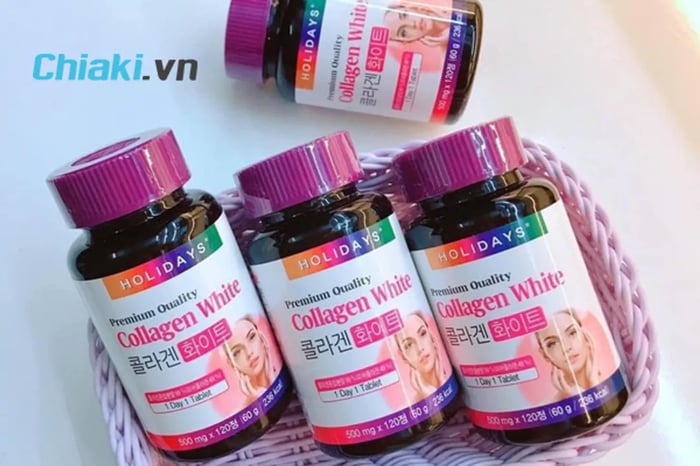 Premium Quality White Holidays là Collagen Hàn Quố