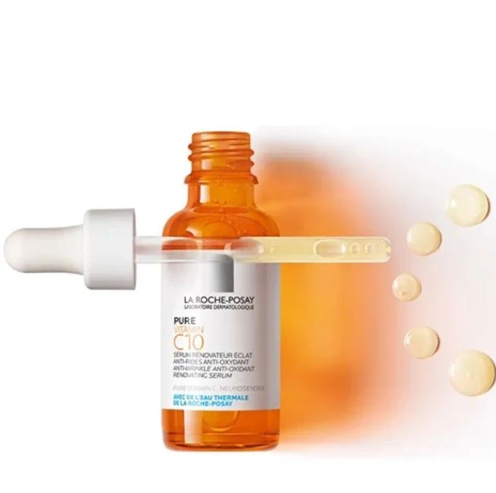 Serum vitamin C cho da dầu mụn ẩn La Roche Posay Pure Vitamin C10