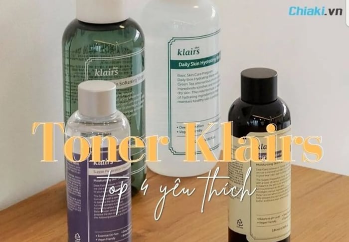 Danh sách Top 4 Toner Klairs được ưa chuộng nhất