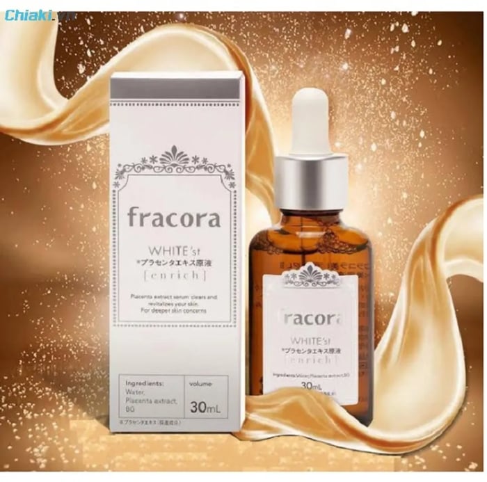 Serum dưỡng trắng da Nhật Bản Fracora White’st Enrich