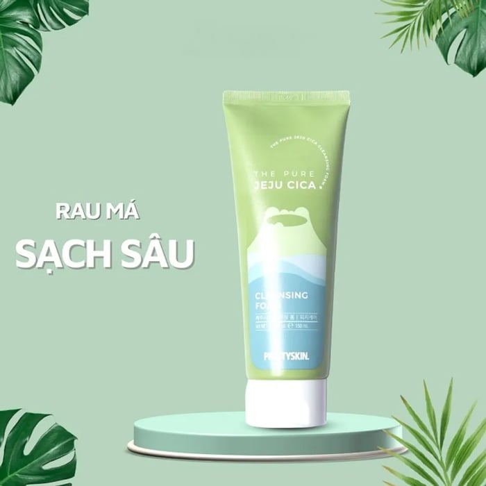 Sữa rửa mặt rau má Pretty Skin