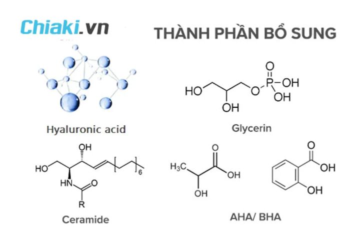 Kem điều trị sẹo rỗ cần có thành phần cung cấp độ ẩm cho da