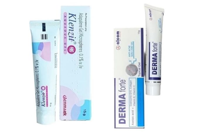 Có thể sử dụng Klenzit MS kết hợp với Derma forte để điều trị mụn không?