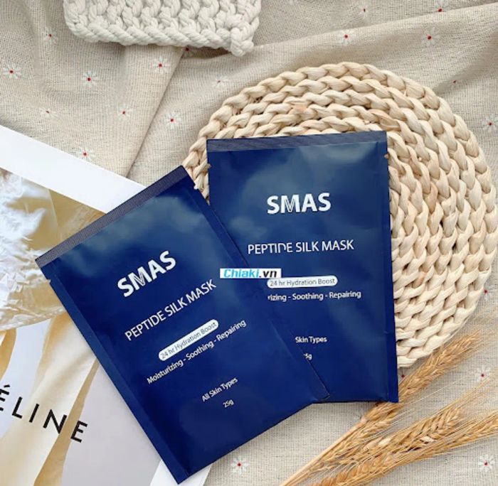 Mặt Nạ Collagen Phục Hồi Cấp Ẩm Cao Cấp Smas Peptide Silk Mask