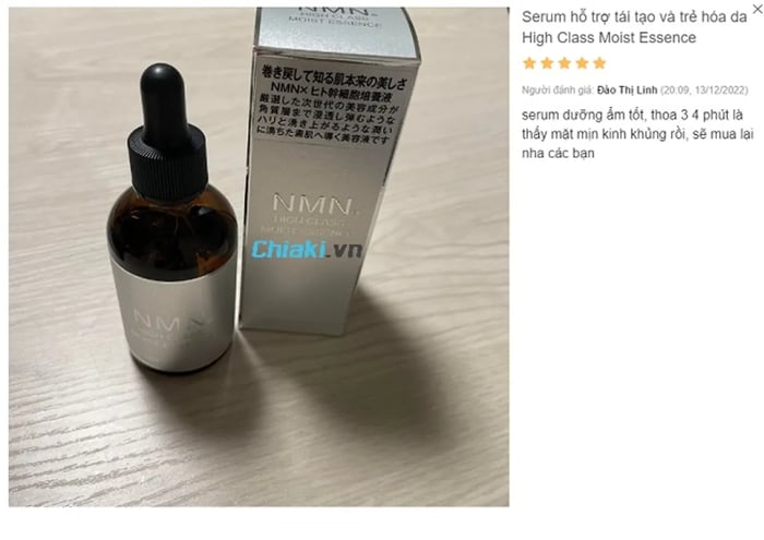 Đánh giá Serum Nhật High Class Moist Essence dưỡng da trẻ trung