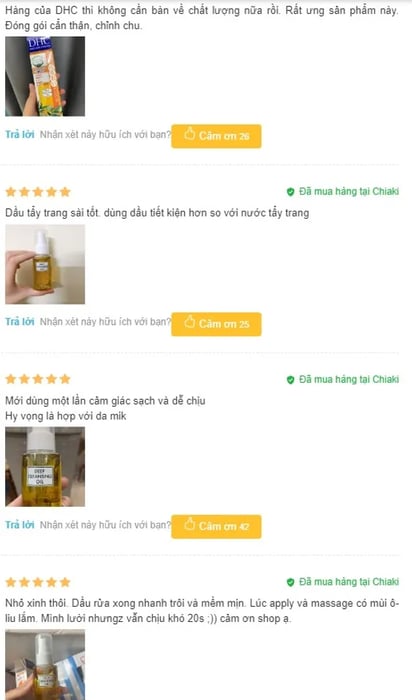 Đánh giá về Dầu tẩy trang Nhật DHC DEEP Cleansing Oil