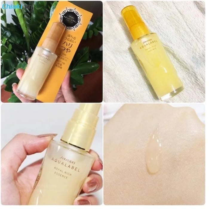 Serum dưỡng trắng da Shiseido Aqualabel Royal Rich Essence từ Nhật Bản