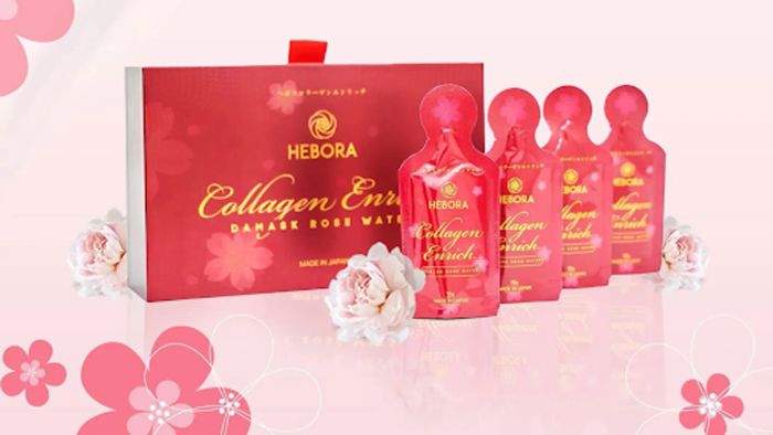 Nước Uống Collagen của Nhật Hebora Enrich Damask Rose Water, 500ml