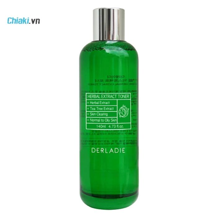 Toner giá rẻ cho da nhạy cảm Derladie Herbal Extract Toner