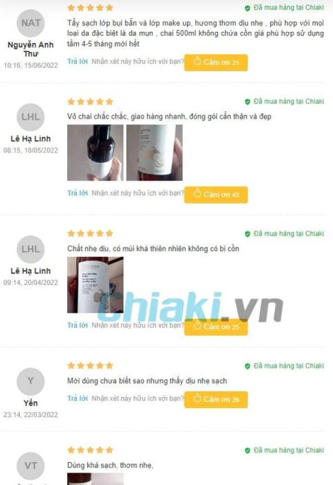 Review Toner bí đao Cocoon Winter Melon dành cho tuổi 13