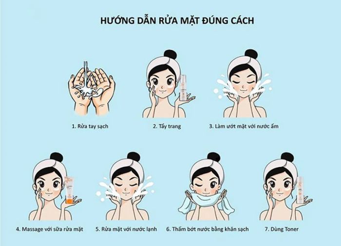 Các nguyên tắc giúp bạn rửa mặt đúng cách