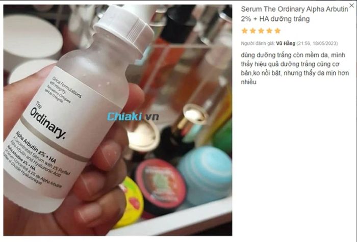 Đánh giá về Serum trị thâm mụn The Ordinary Alpha Arbutin 2% + HA