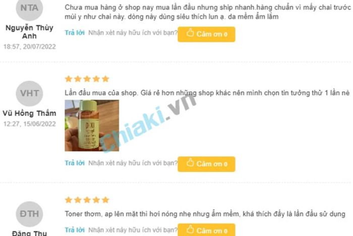 Review toner se khít lỗ chân lông Pixi từ người sử dụng