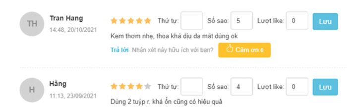 <em>Đánh giá về Kem trị mụn thâm sẹo rỗ Klirvin của Nga</em>