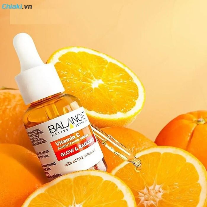 Serum trị mụn mờ thâm cho da dầu Balance Vitamin C