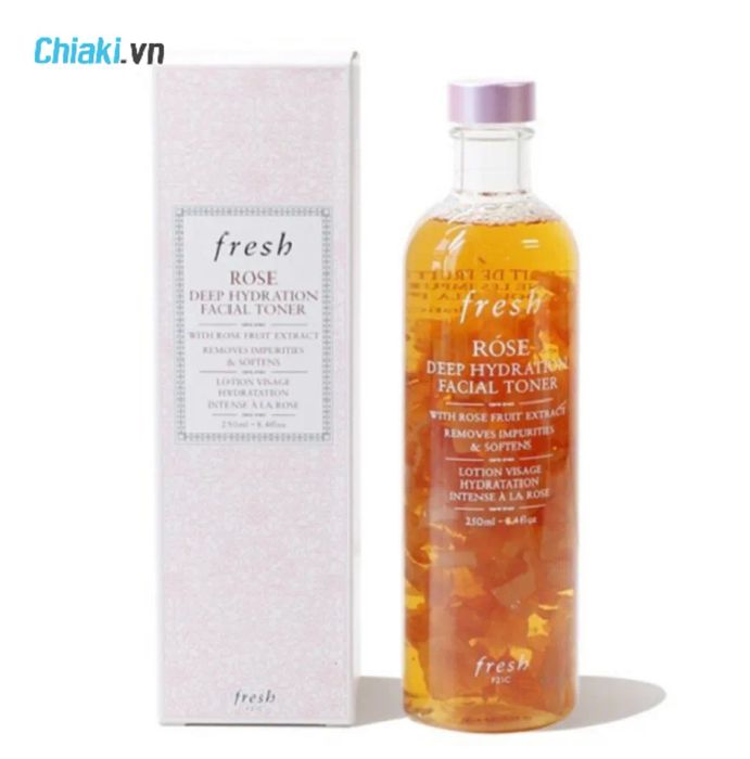 Nước hoa hồng cân bằng da Fresh Rose Deep Hydration