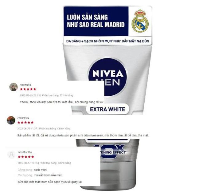 Đánh giá sản phẩm sữa rửa mặt Nivea Extra White Oil Control Mud Foam