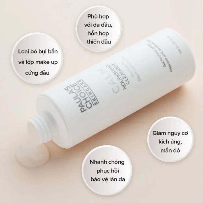 Sữa rửa mặt Paula’s Choice Calm Nourishing Cleanser dành cho da bình thường đến da dầu/hỗn hợp