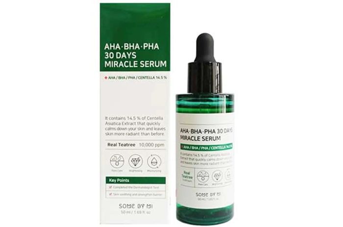 Serum chống mụn rau má Some By Mi AHA BHA PHA 30 Days Miracle