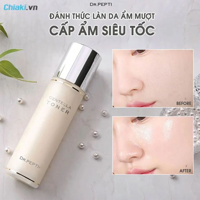 Toner Centella Dr. Pepti+ dành cho tuổi dậy thì